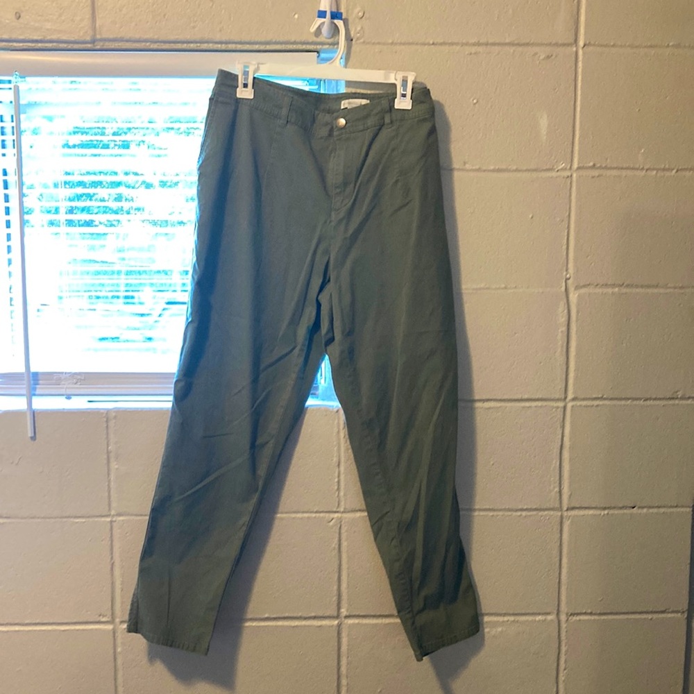 Olive green pants